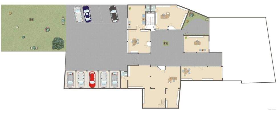 Grundriss Erdgeschoss Hinterhaus