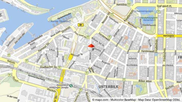 Geolyzer Kartenausschnitt