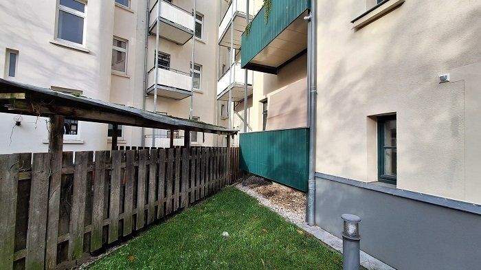 Blick auf den Balkon 