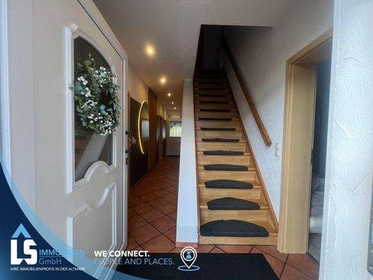 Treppe ins Dachgeschoss