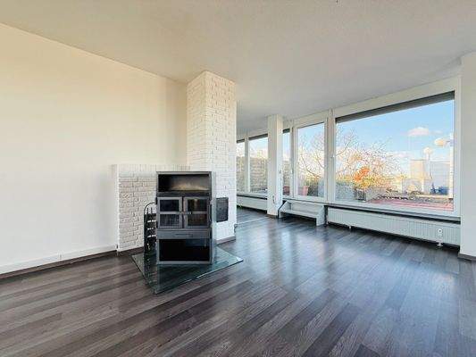 Kaminofen und Weitblick