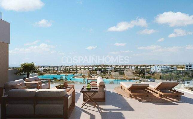 Flats with Spacious Terraces and Pools in Santa Rosalía