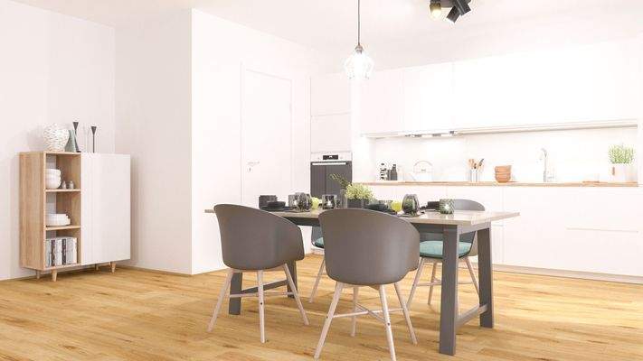 Offener Wohn- und Essbereich