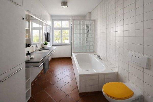 Tageslichtbadezimmer