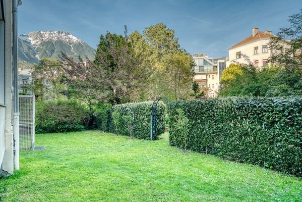  Kleiner Garten mitten in Innsbruck