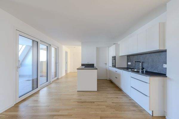 Offene, moderne Wohnküche