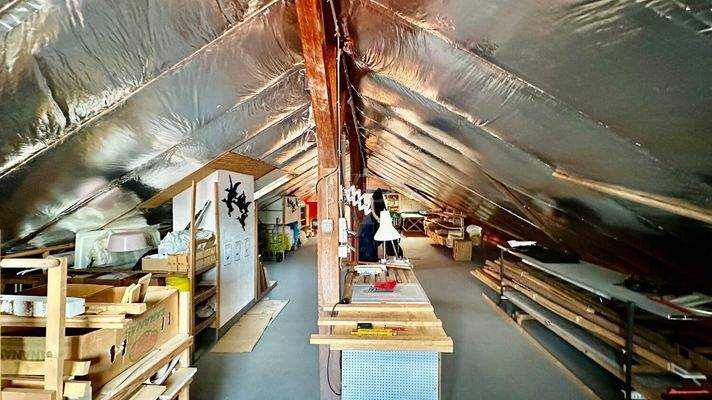 Speicher gedämmt ausbaufähig