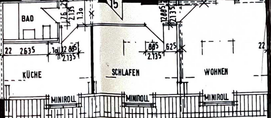 Grundriss DG mitte - Huttenstr. 93, Halle - WE 15