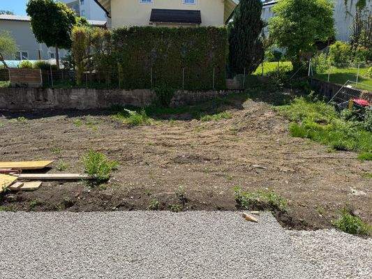 Eigener Garten in Arbeit