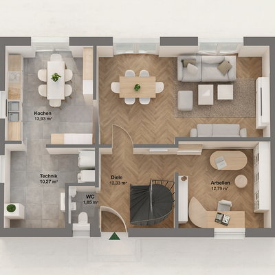 Grundrissvariante EG