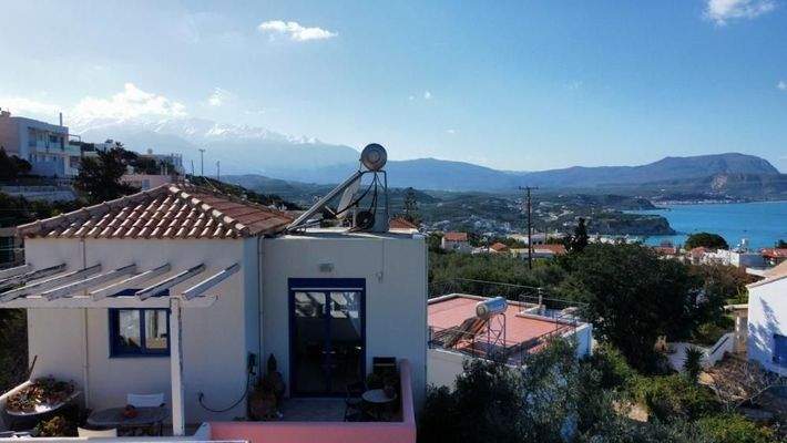 Ferienhaus mit 2 Schlafzimmern und atemberaubender Aussicht in Plaka