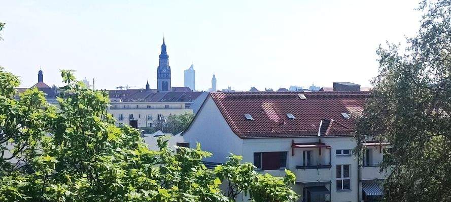 Blick über Leipzig