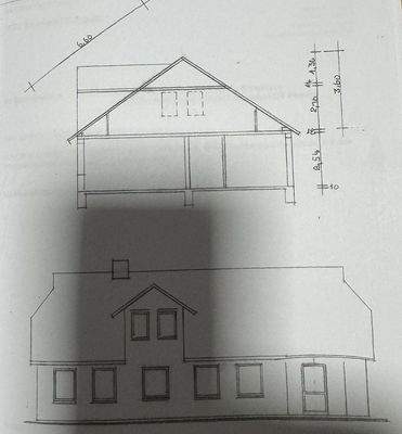 Seitenansicht möglicher Neubau