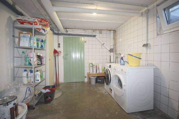 Waschraum im Keller