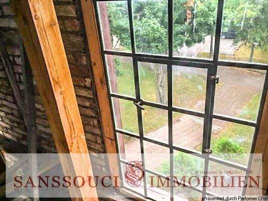 Ausblick aus dem Dachgeschoss