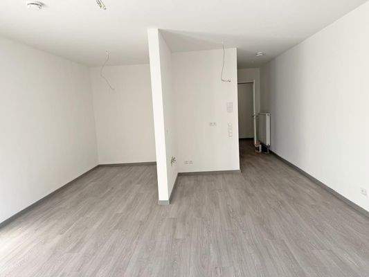 Schlafnische und Küchenbereich