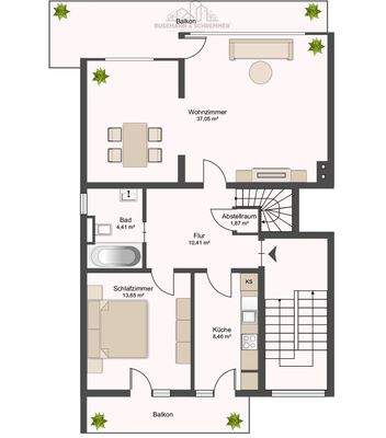 Grundriss untere Ebene