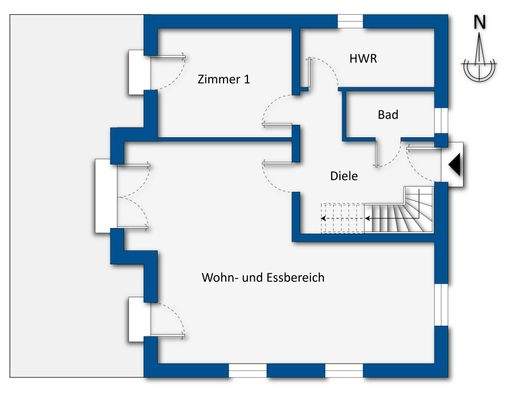 Grundriss Erdgeschoss