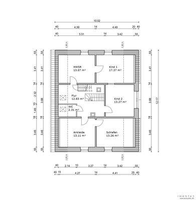 Grundriss Dachgeschoss