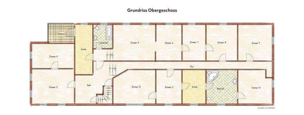 Grundriss Obergeschoss