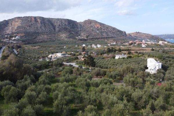 Kreta, Kalyves: Grundstück in Strandnähe mit herrlichem Meerblick zu verkaufen