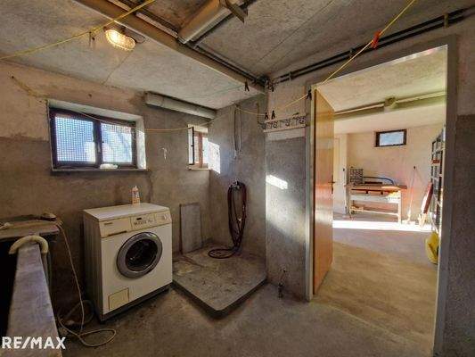 Waschküche im Keller