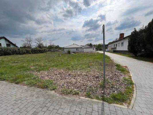 Eckgrundstück Blick in das kle