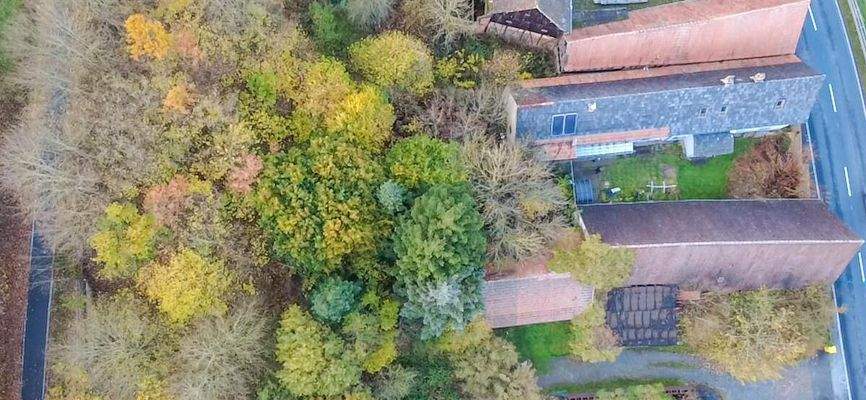 Luftbild, Grundstück