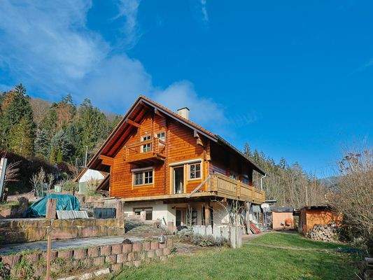 Hausansicht vom großen Garten