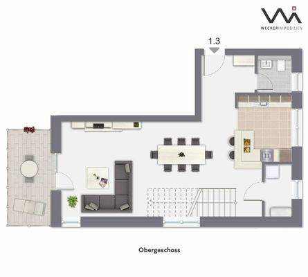 Grundriss Wohnung 1.3