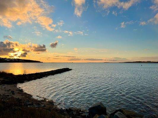 Sonnenuntergang im Hafen Gager.jpeg