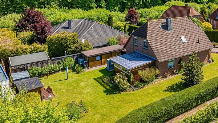 Geschützter Terrassenbereich