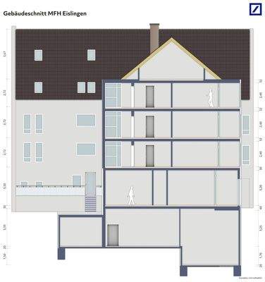 Gebäudeschnitt MFH Eislingen