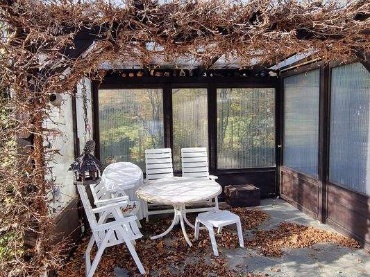 Überdachter Freisitz