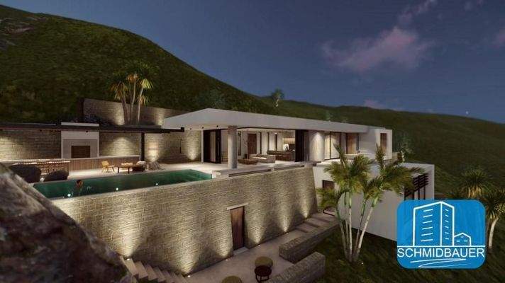 Kreta, Agios Pavlos: Riesiges Küstengrundstück mit Baugenehmigung zu verkaufen