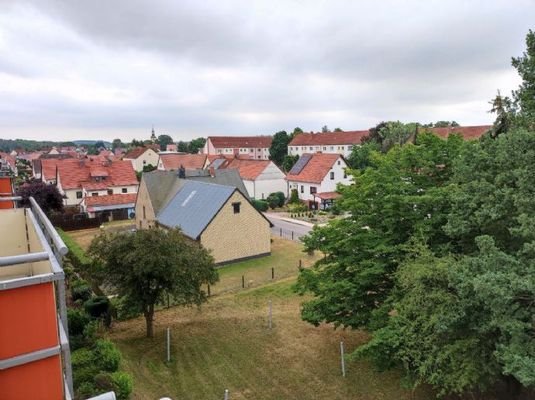 Blick vom Balkon