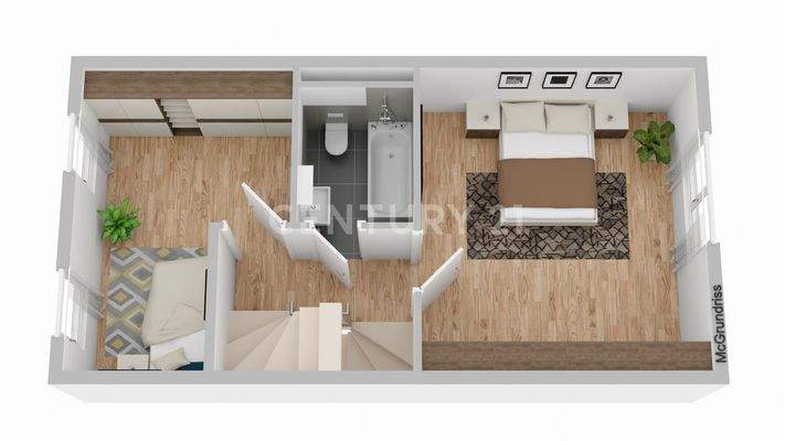 Obergeschoss (beispielhaft)