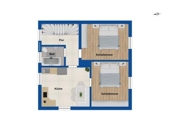 Grundriss Obergeschoss