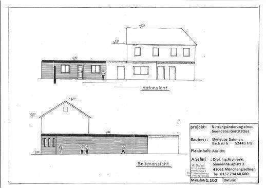 Straßenansicht - Hofansicht