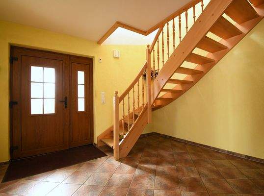 Blick auf die Eingangstür