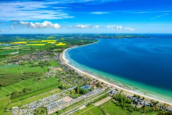 Luftbild der nahen Ostsee bei Scharbeutz euroluftbild.deMartin Elsen