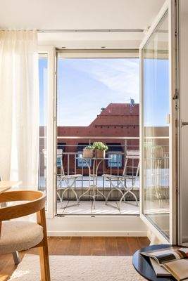 Ein zweiter Balkon im 6. Obergeschoss