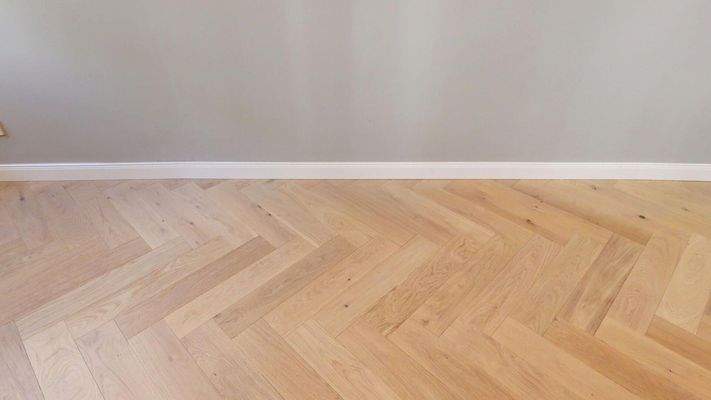 Neuer Fischgrätparkett, Eiche 