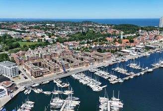 Drohnenaufnahme Hafen