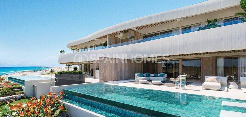 Luxe Beachfront Apartments with Unique Sea View in Marbella