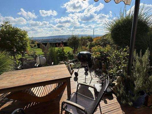 Terrasse und Garten