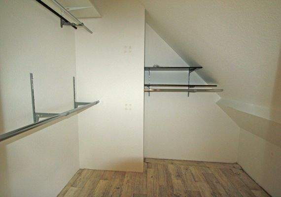 Ankleide im Dachgeschoss