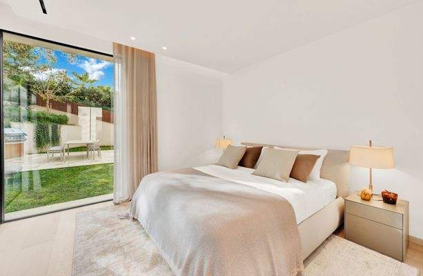 Master bedroom in villa in Portals Nous 2