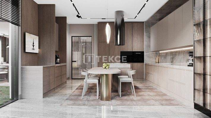 Villas in a Complex with Spacious Private Garden in Ankara, İncek