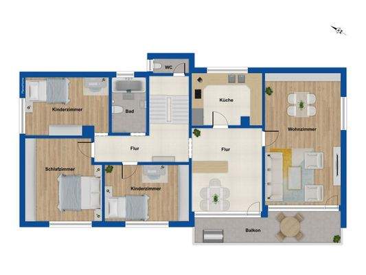 Grundriss Obergeschoss